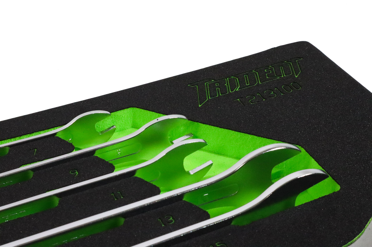 Trident Ultra Thin Spanner Set 7pc 6-19mm