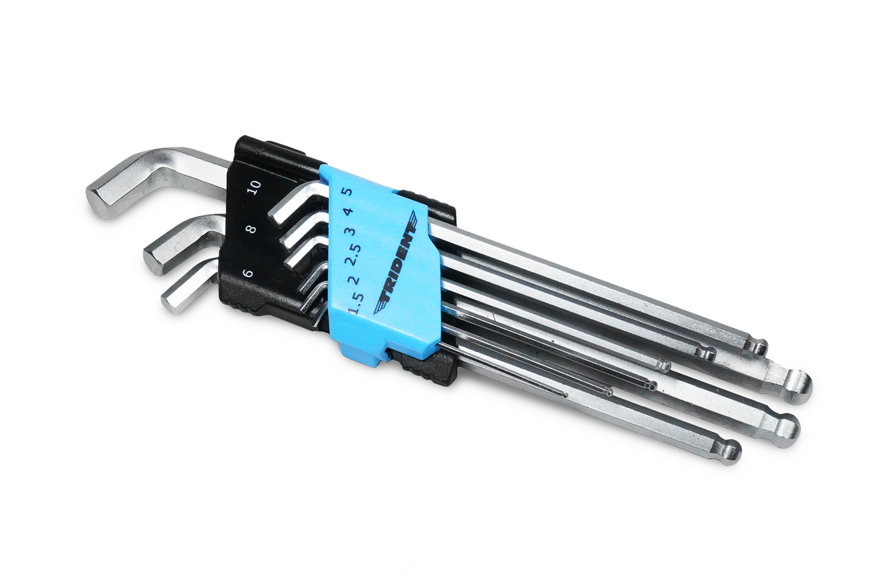 Trident Ball Hex Key Set Short Arm 9pc