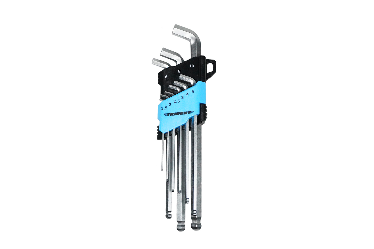 Trident Ball Hex Key Set Short Arm 9pc