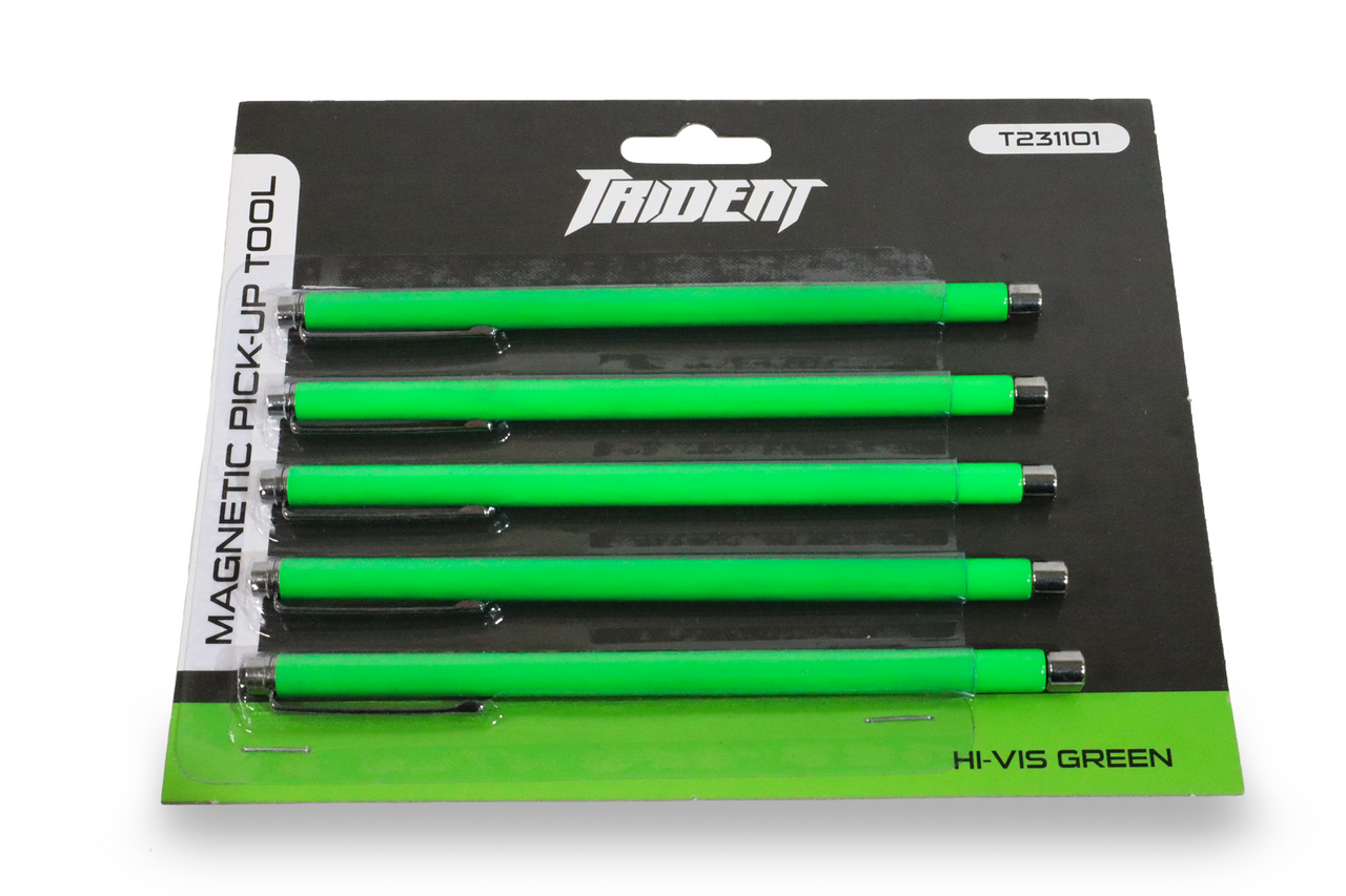 Trident Magnet 24in Telescopic Green 5pk
