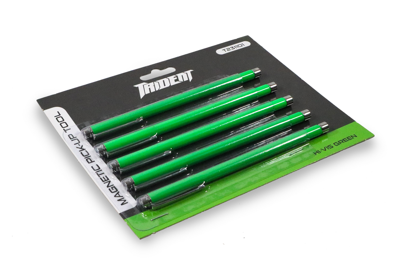 Trident Magnet 24in Telescopic Green 5pk