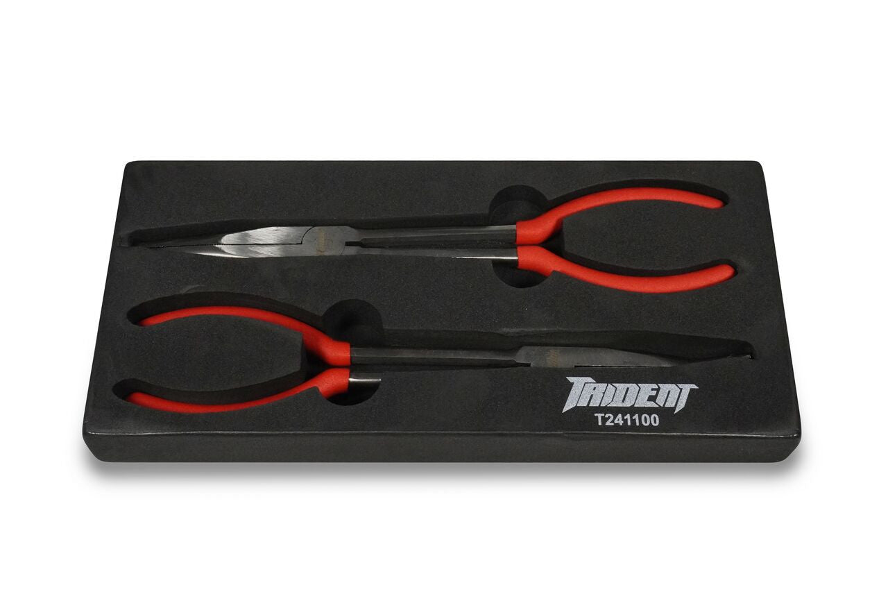 Trident 2pc Long Nose Plier Set