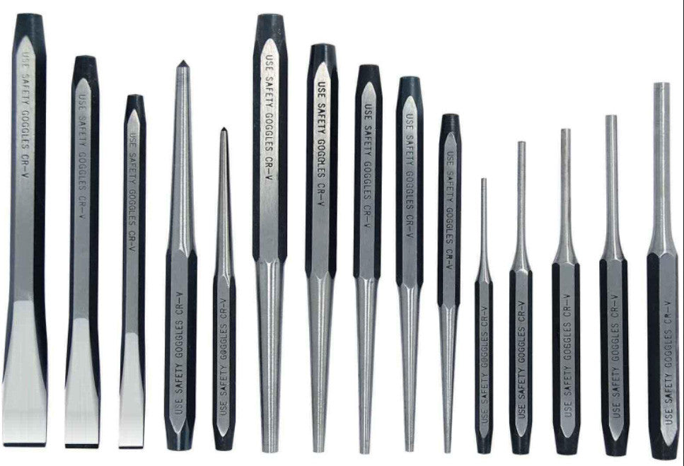 Trident Punch and Chisel Set 16pc in EVA foam
