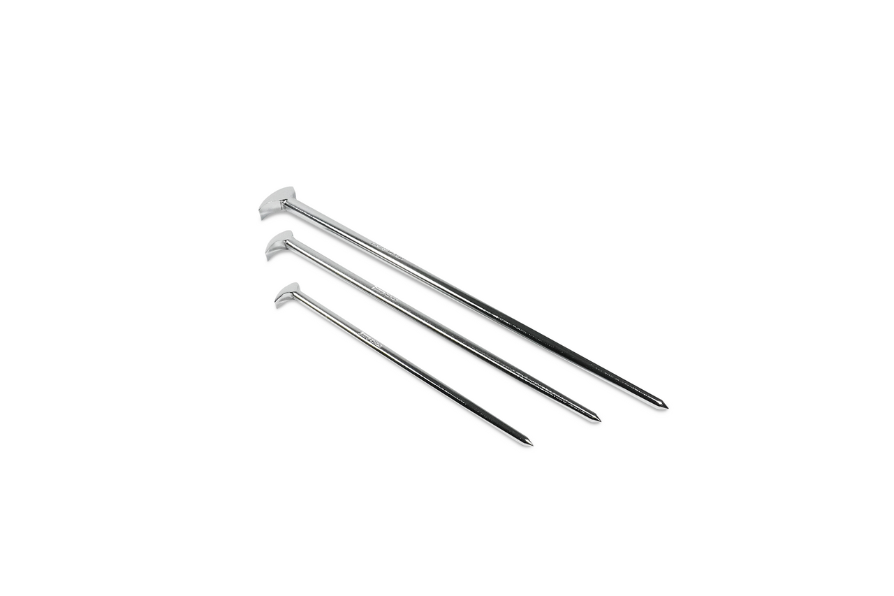 Trident Roll Head Pry Bar Set 3pc