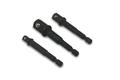 Trident 3pc Power Tool Socket Adaptor Set 1/4, 3/8 & 1/2 Drive