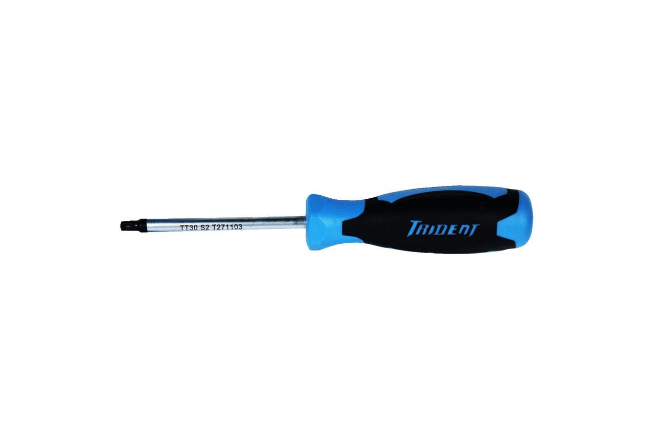 Trident Torque Pro Tamper Torx Driver 100mm x TT30 Blue