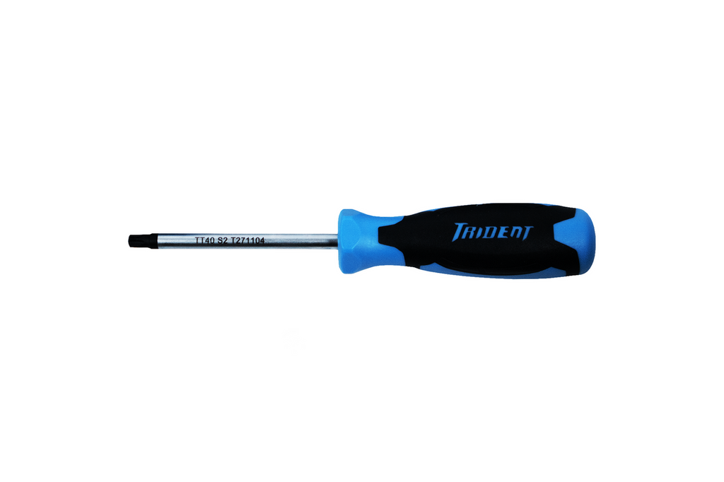 Trident Torque Pro Tamper Torx Driver 100mm x TT40 Blue