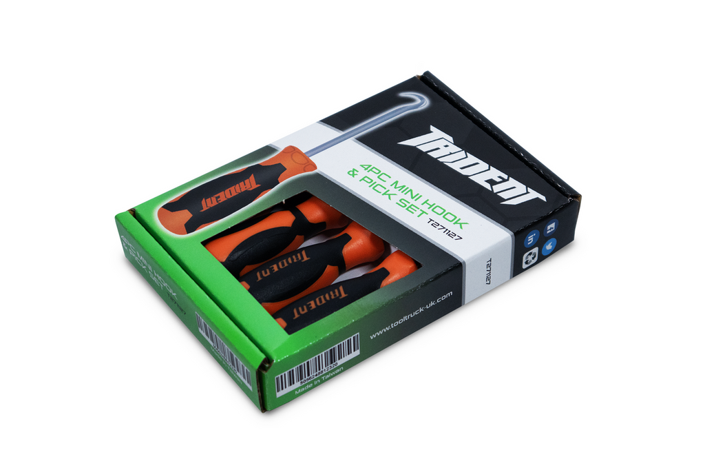 Trident Torque Pro 4Pc Mini Hook & Pick Set Orange