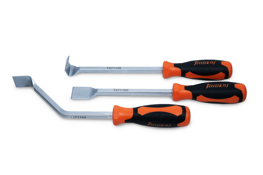 Trident Torque Pro 3pc Scraper Tool Set Orange