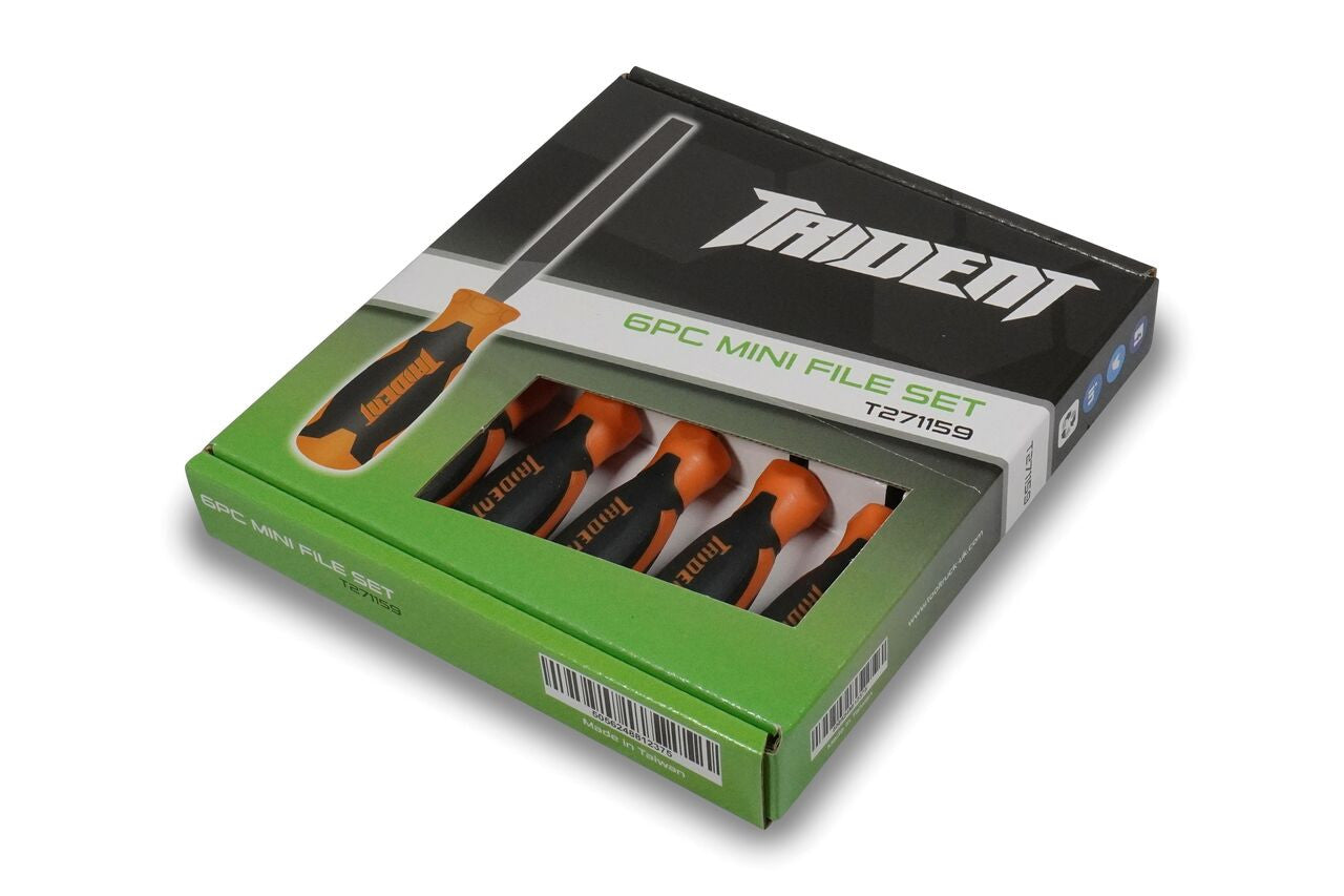 Trident Torque Pro 6pc Mini File Set Orange