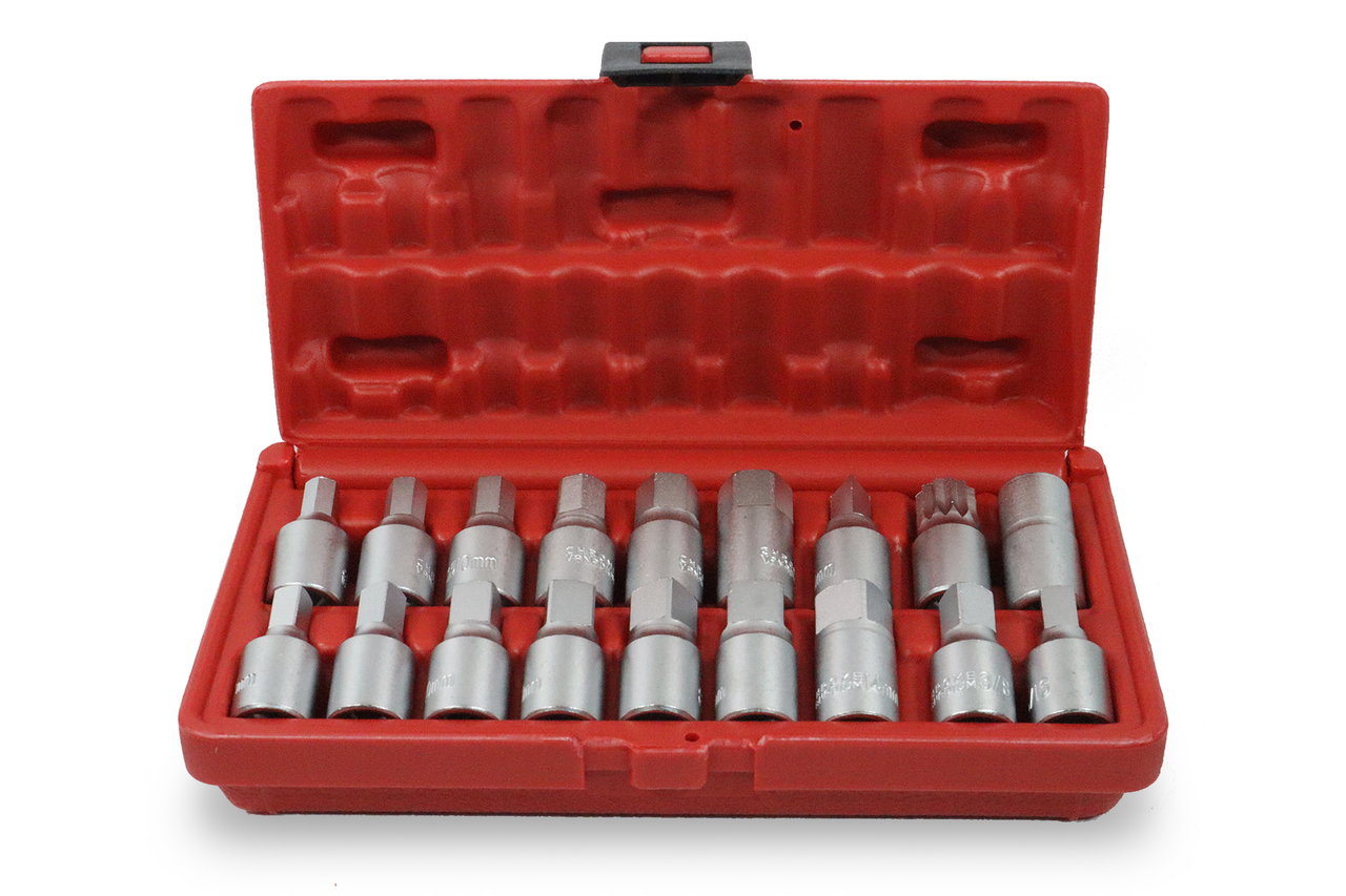 Trident Drain Plug Key Set 18pc