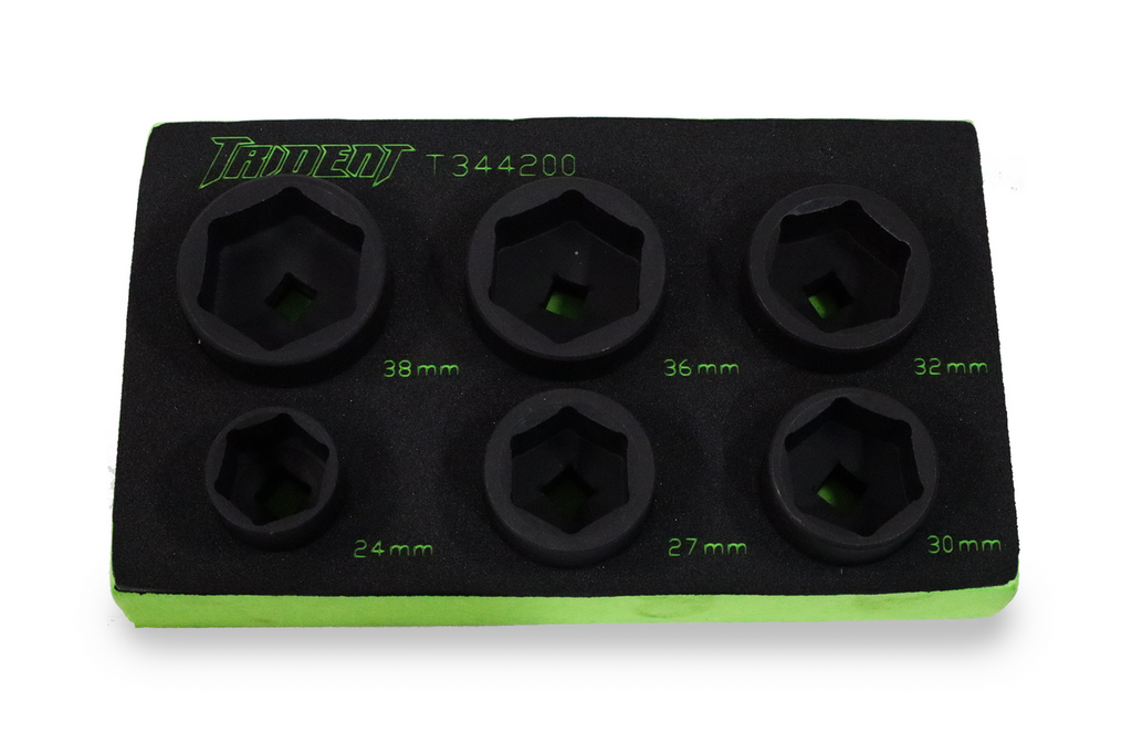 Trident Oil Filter Socket Set 6pc