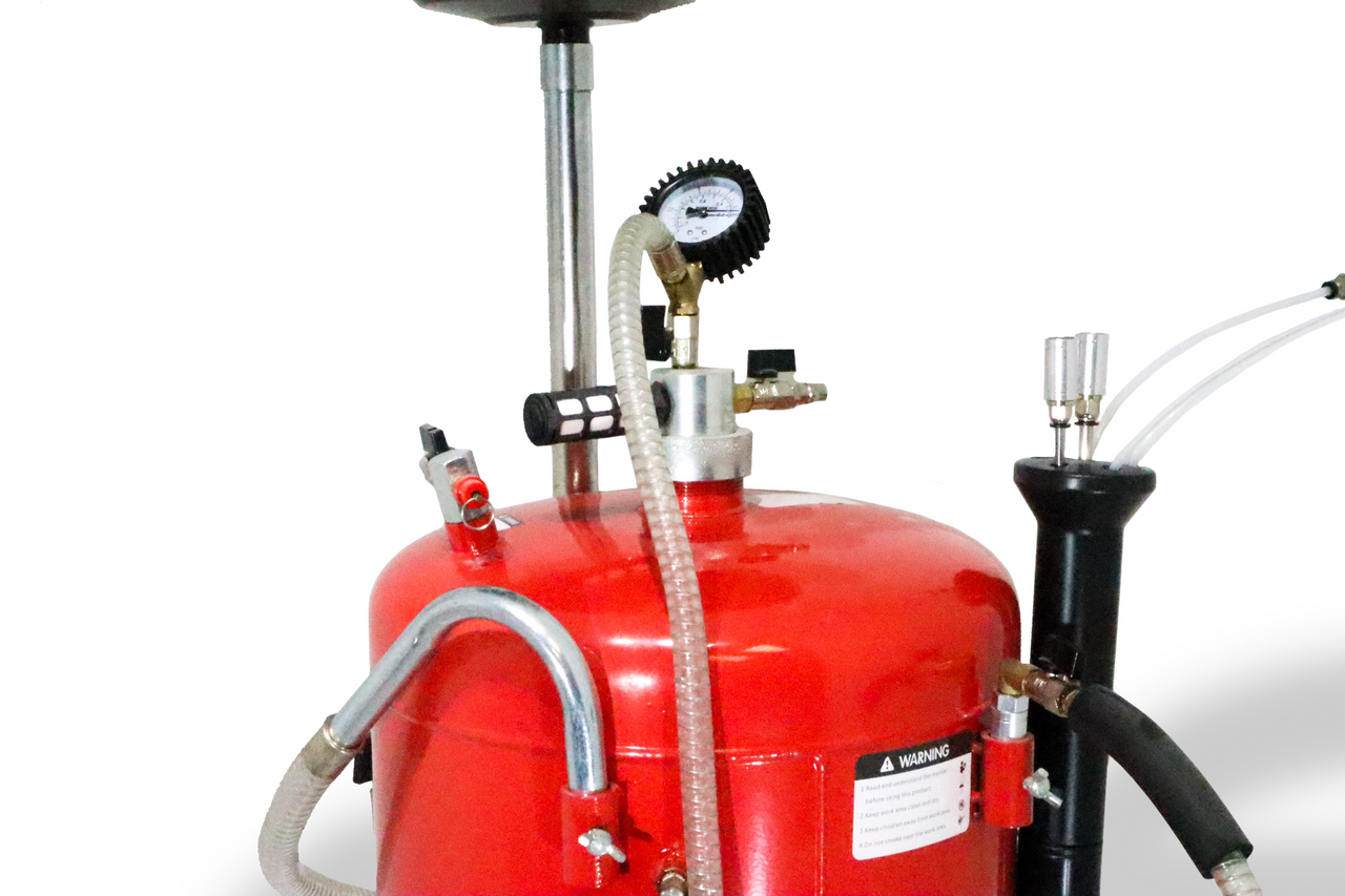 Trident 90L Pneumatic Oil Drainer Suction/Gravity Type