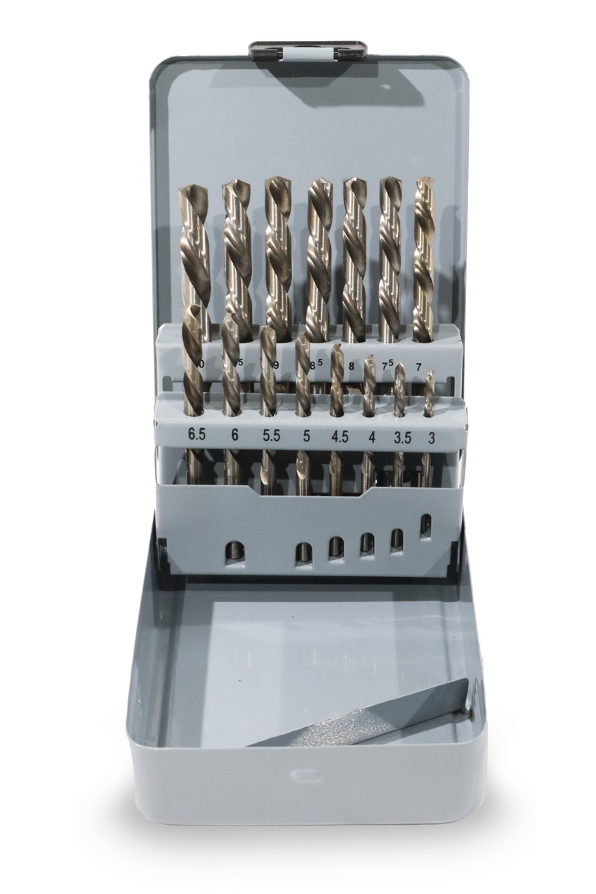 Trident Drill Set Left Hand 15pc 5% Cobalt