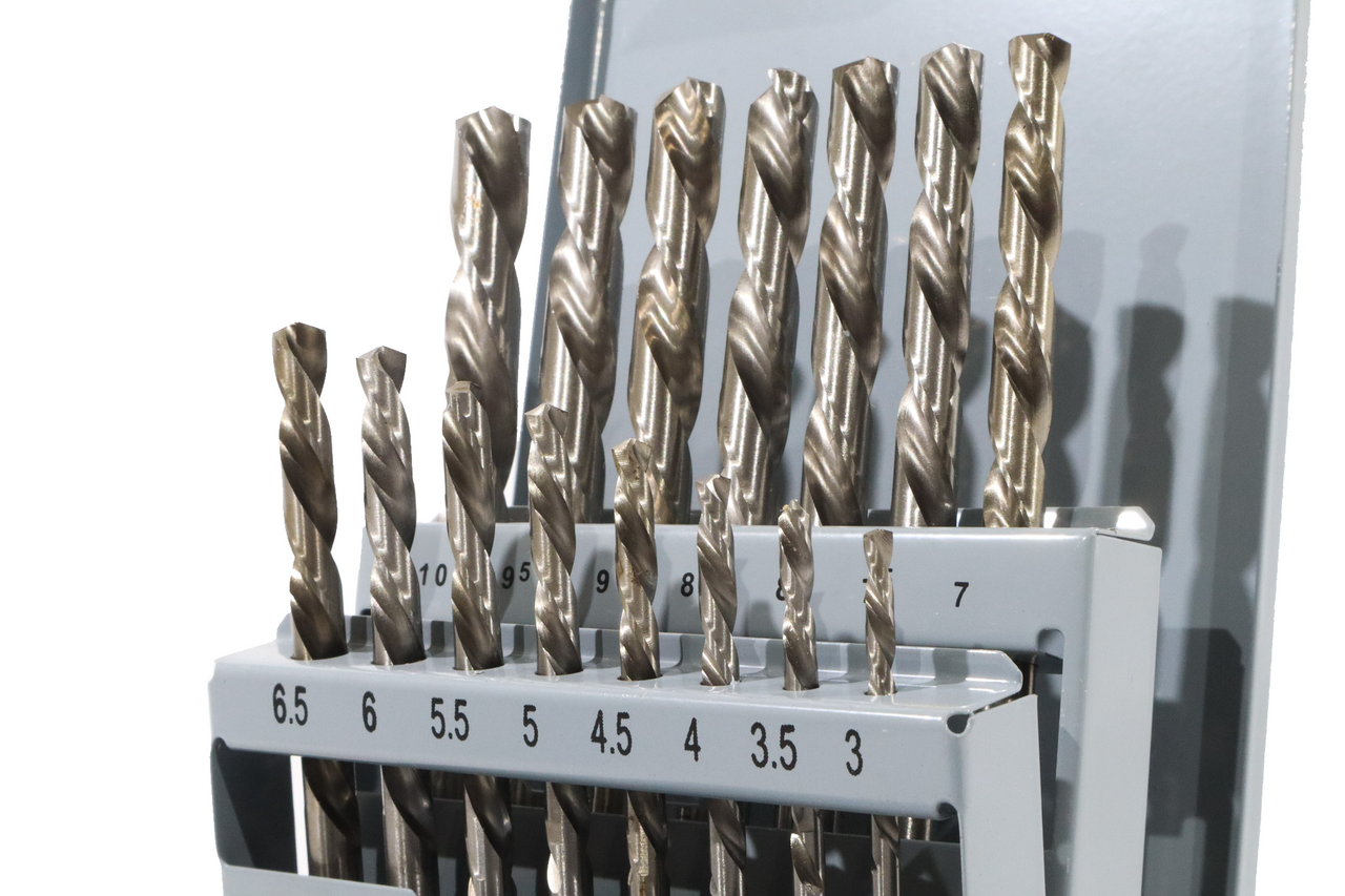 Trident Drill Set Left Hand 15pc 5% Cobalt