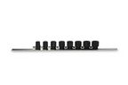 Trident Impact Socket 3/8 Drive Socket Set on Rail