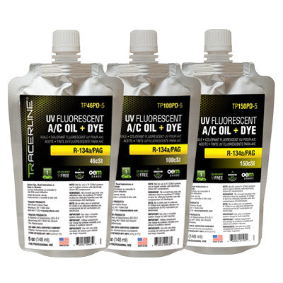 Tracerline PAG A/C Oil with Flourescen 8oz (237ml)