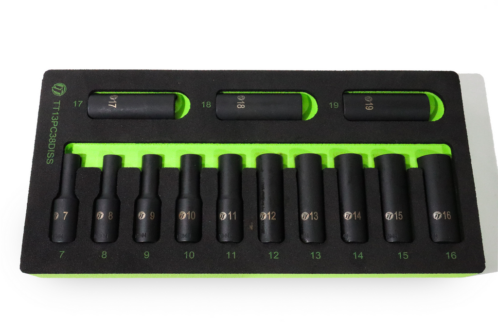 ToolTruck 13pc 3/8 Drive 6 point Deep Impact Socket Set