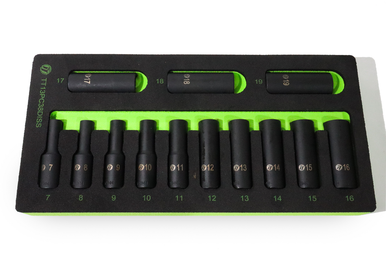 ToolTruck 13pc 3/8 Drive 6 point Deep Impact Socket Set
