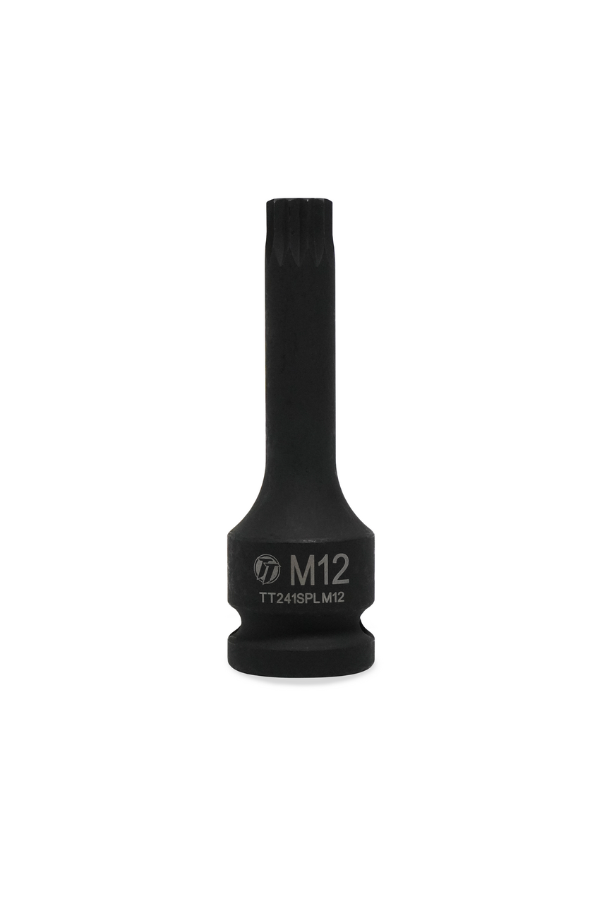 ToolTruck 1/2 Drive Impact Spline Socket M12 x 75mm