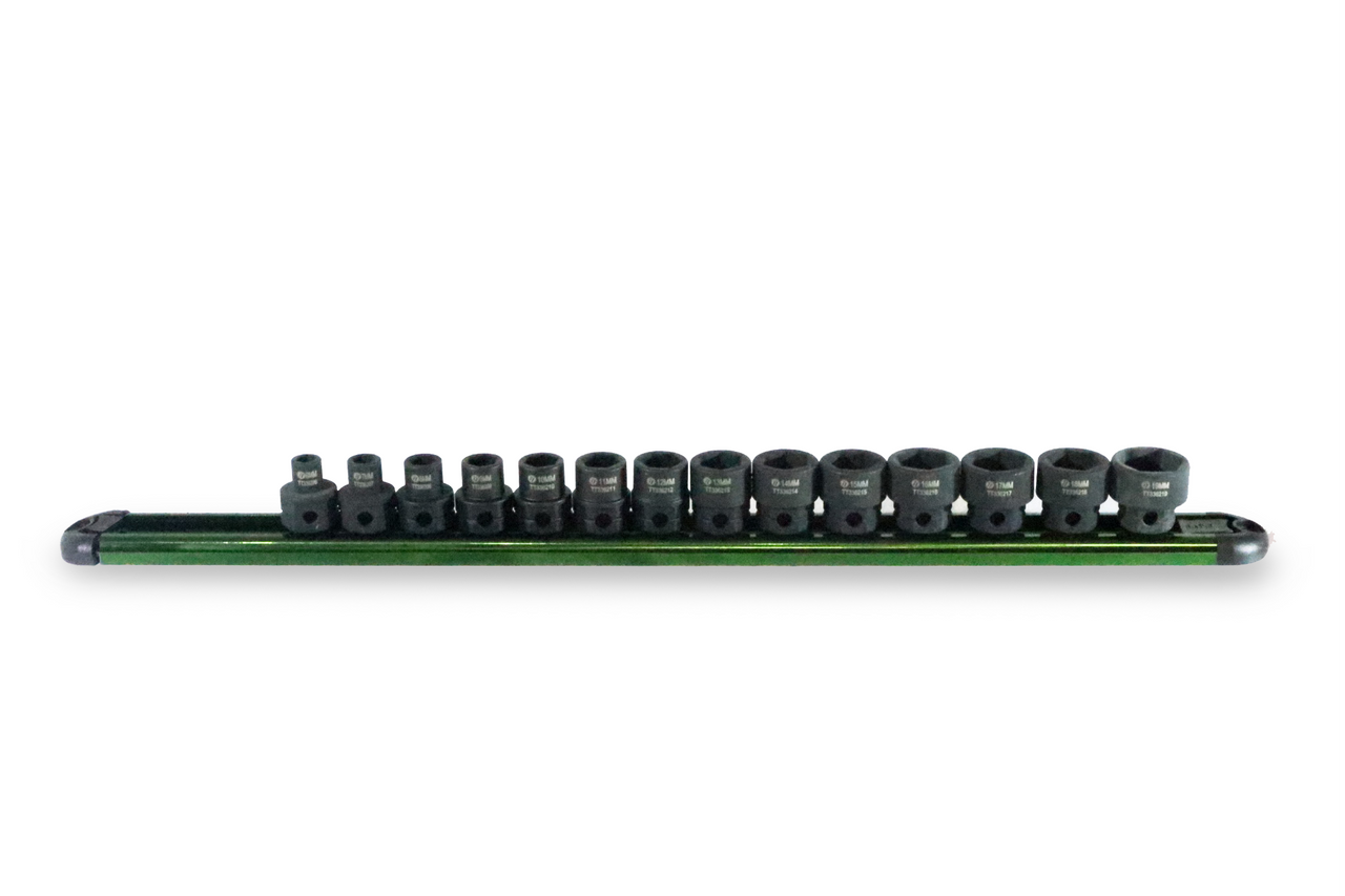 ToolTruck 14pc 3/8 Drive Socket Set Low Profile with Hex Shank 6-19mm