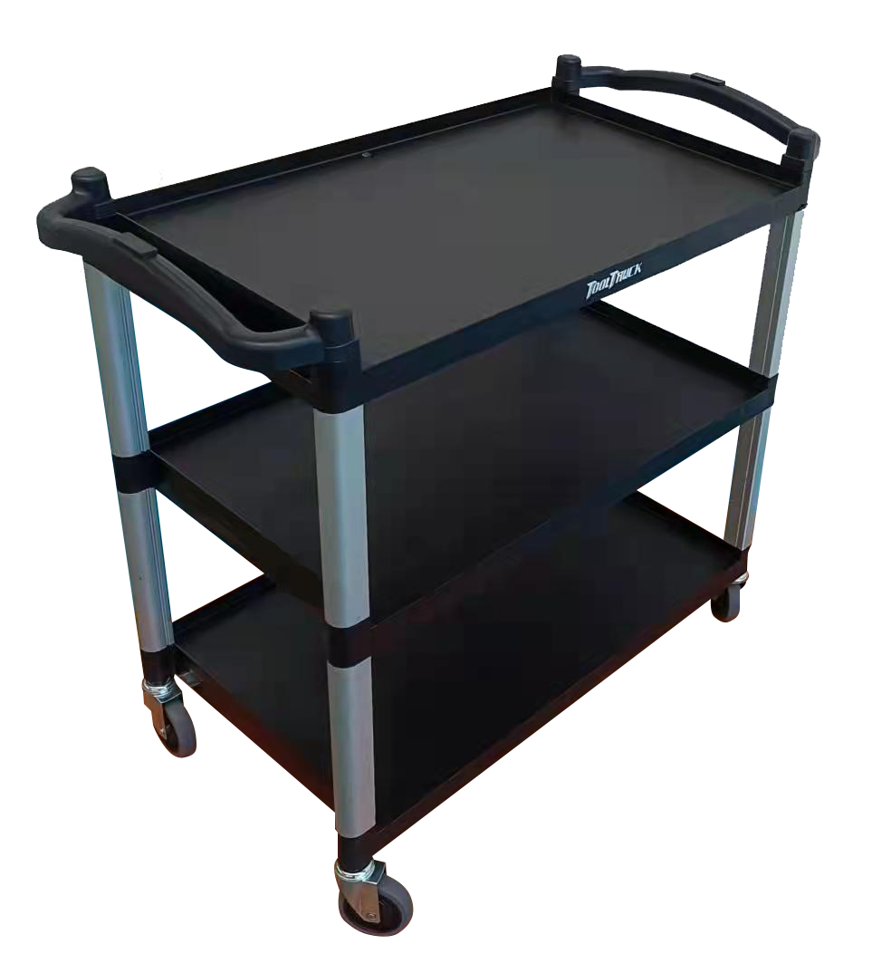 ToolTruck 3 Shelf Plastic Service Cart - 101x53x95cm