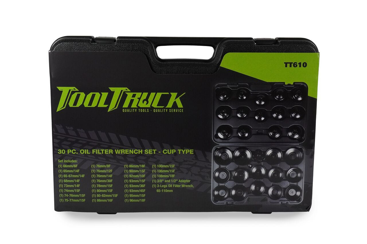 ToolTruck 30pc Oil Filter Wrench Set - Cup Type