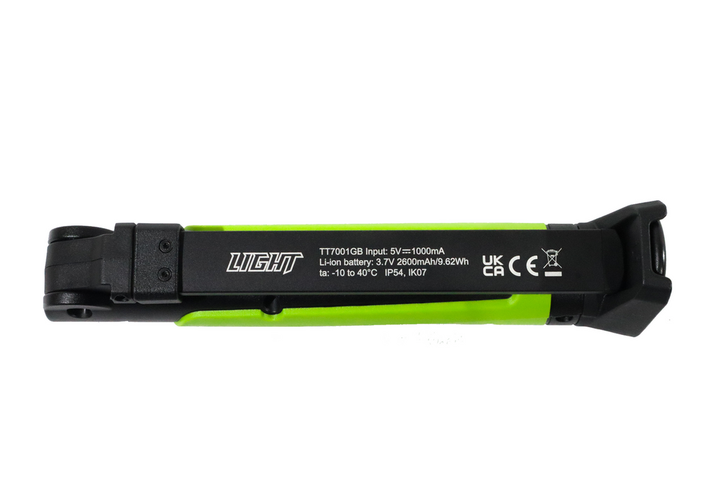 ToolTruck Rechargeable Foldable Slim Light Green & Black