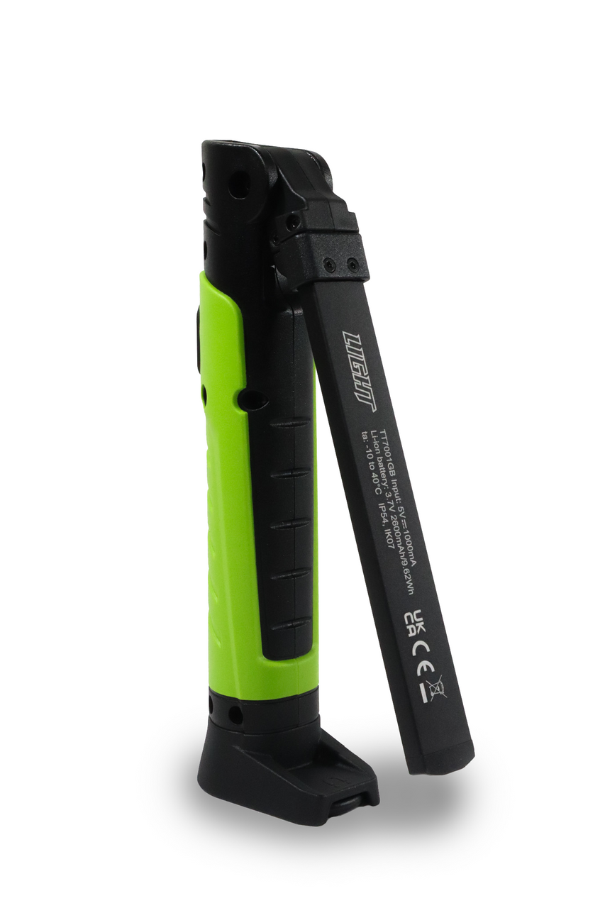 ToolTruck Rechargeable Foldable Slim Light Green & Black