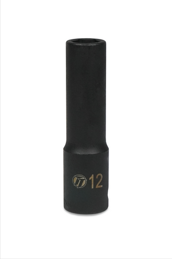 ToolTruck 1/2 Drive 12mm 6 Pt Deep Impact Socket