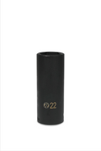 ToolTruck 1/2 Drive 22mm 6 Pt Deep Impact Socket