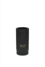 ToolTruck 1/2 Drive 27mm 6 Pt Deep Impact Socket