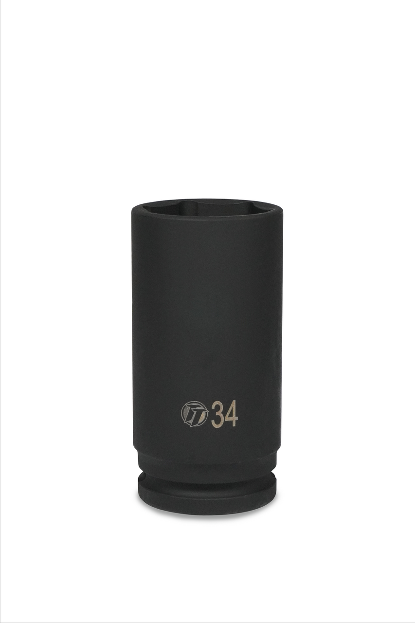 ToolTruck 1/2 Drive 34mm 6 Pt Deep Hub Nut Socket