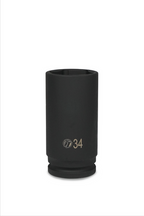 ToolTruck 1/2 Drive 34mm 6 Pt Deep Hub Nut Socket
