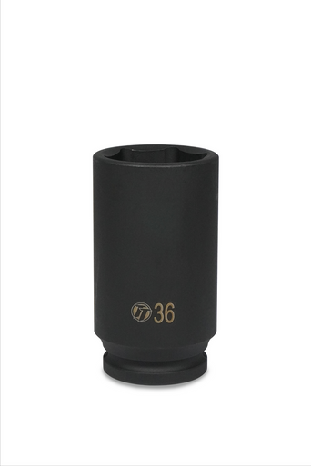 ToolTruck 1/2 Drive 36mm 6 Pt Deep Hub Nut Socket