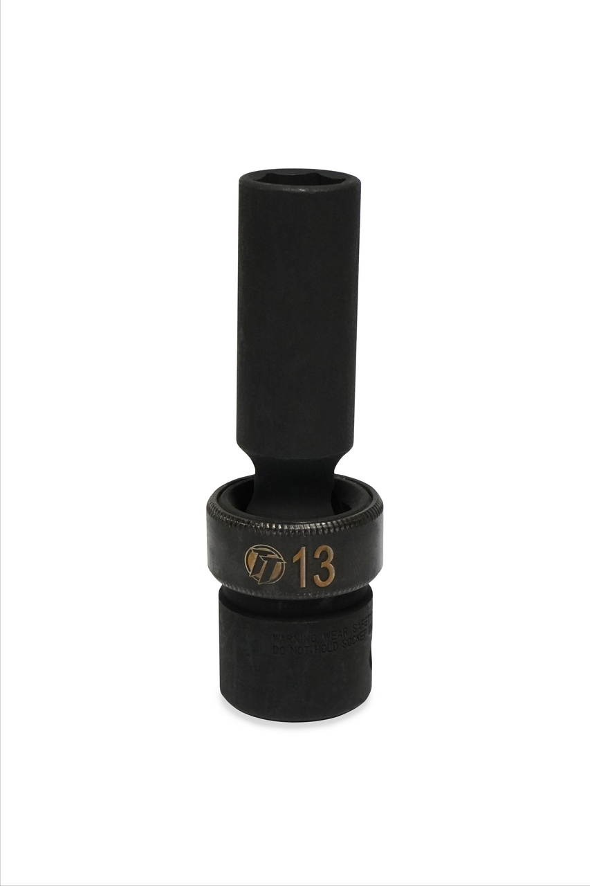 ToolTruck 1/2 Drive 13mm 6 Pt Deep Universal Impact Socket