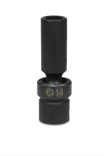 ToolTruck 1/2 Drive 14mm 6 Pt Deep Universal Impact Socket