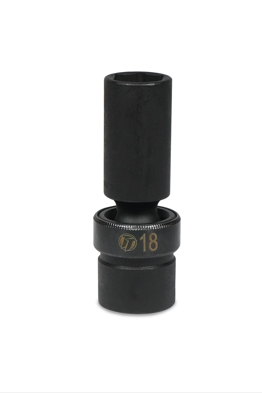 ToolTruck 1/2 Drive 18mm 6 Pt Deep Universal Impact Socket