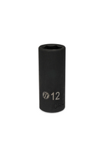 ToolTruck 3/8 Drive 12mm 6 Pt Mid-Length Impact Socket