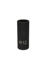 ToolTruck 3/8 Drive 12mm 6 Pt Mid-Length Impact Socket