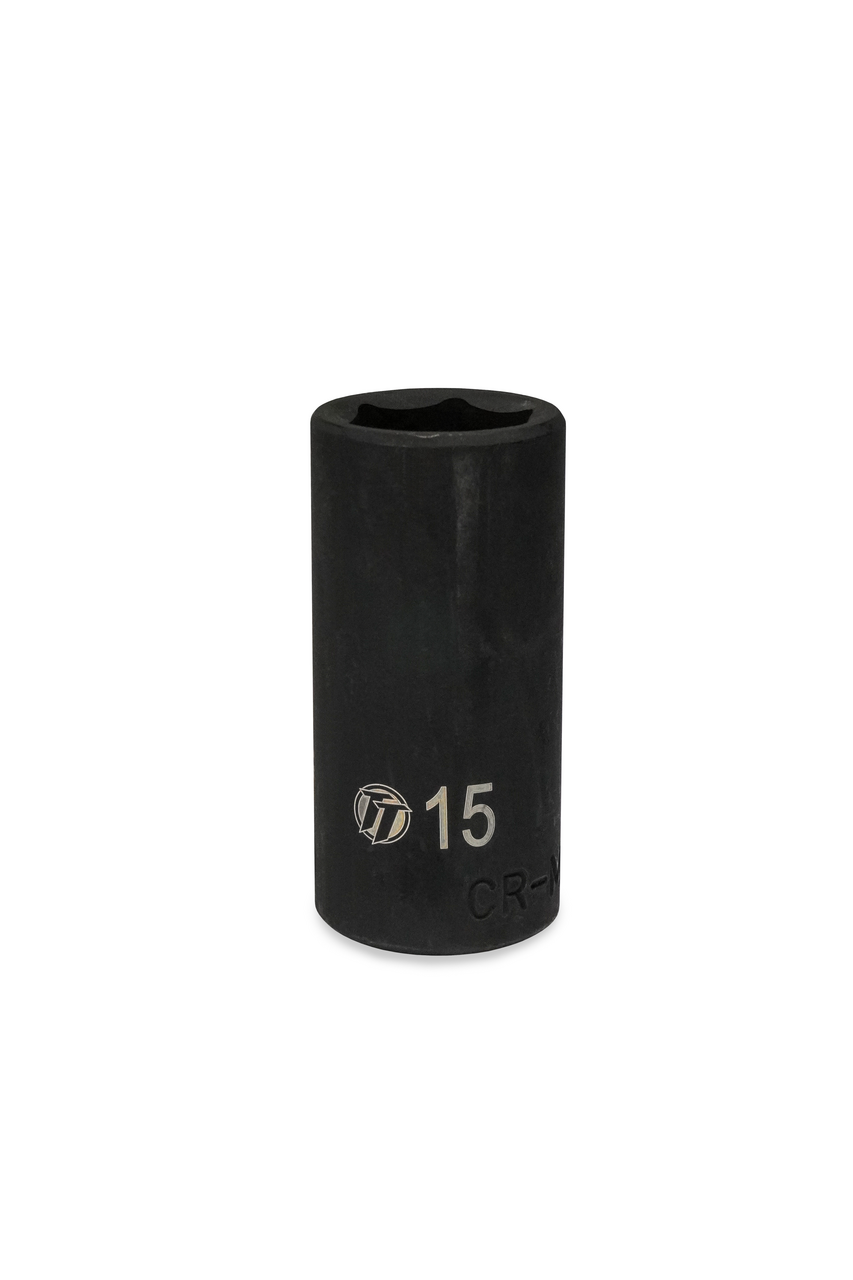 ToolTruck 3/8 Drive 15mm 6 Pt Mid-Length Impact Socket