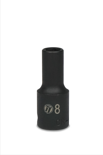 ToolTruck 3/8 Drive 8mm 6 Pt Mid-Length Impact Socket