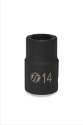 ToolTruck 1/2 Drive 14mm 6 Pt Metric Impact Socket
