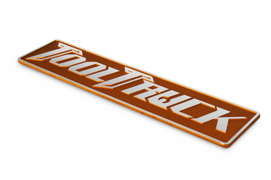 ToolTruck Branding Badge Flaming Orange