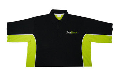 ToolTruck Polo Shirt Black & Green - L