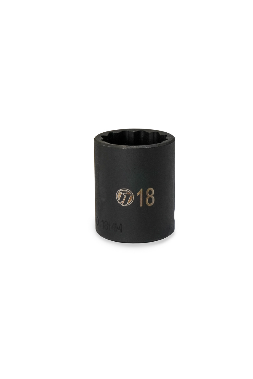 ToolTruck 3/8 Drive 18mm 12 Pt Impact Socket