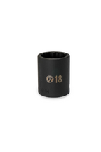 ToolTruck 3/8 Drive 18mm 12 Pt Impact Socket