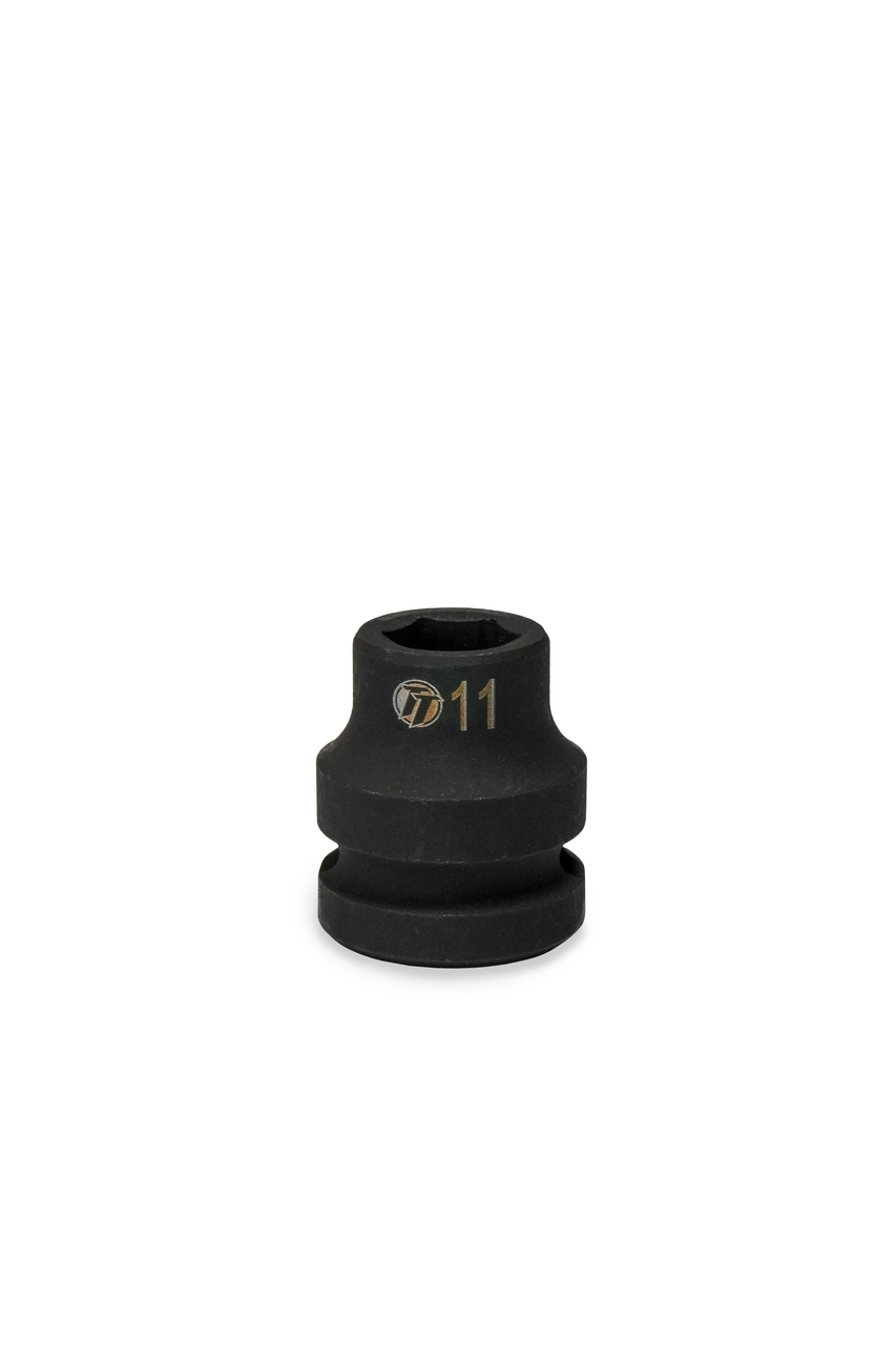 ToolTruck 1/2 Drive Stubby Impact Socket 6 Pt Metric 11mm
