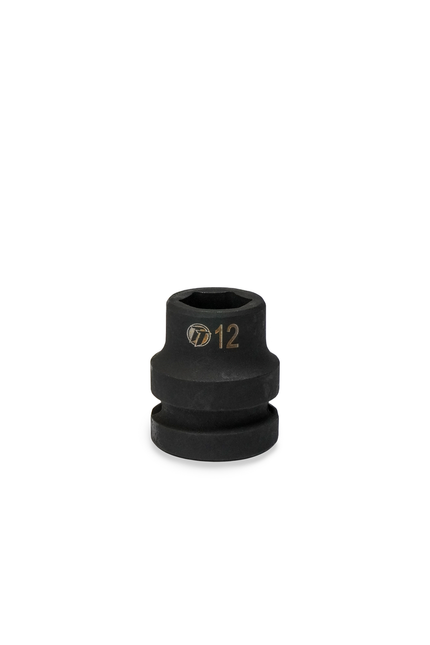 ToolTruck 1/2 Drive Stubby Impact Socket 6 Pt Metric 12mm