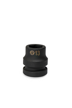 ToolTruck 1/2 Drive Stubby Impact Socket 6 Pt Metric 13mm